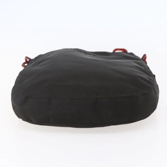 PRADA Chain Shoulder Bag Nylon Brown Auth - Picture 5 of 16